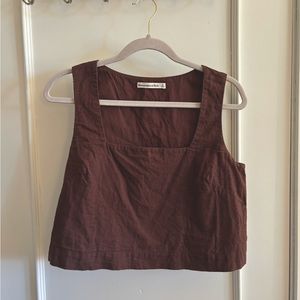 Abercrombie Brown Women’s Crop Tank